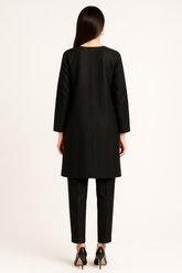 Silk Karandi 2PC Black